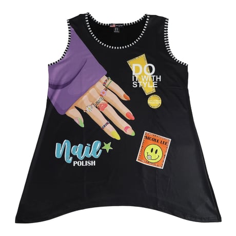 〜NAIL POLISH〜チュニックタンクトップ